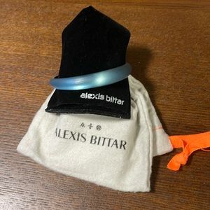 NWOT - Alexis Bittar Lucite Bangle - Blue